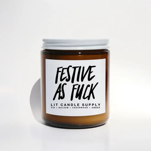 Festive As Fuck Candle - Seasonal