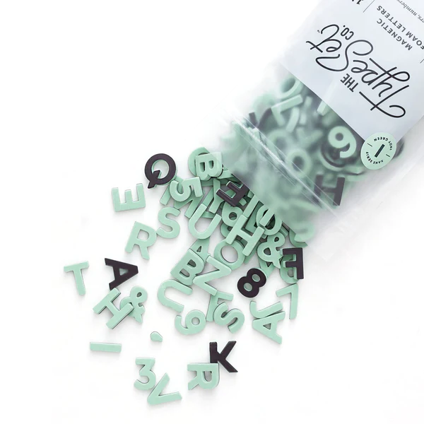 1-Inch Indy Green Magnetic Letters