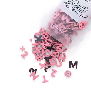 1-Inch Rose Quartz Magnetic Letters