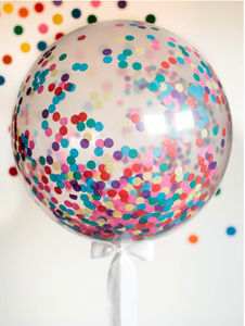 24 Inch Latex Confetti Balloons