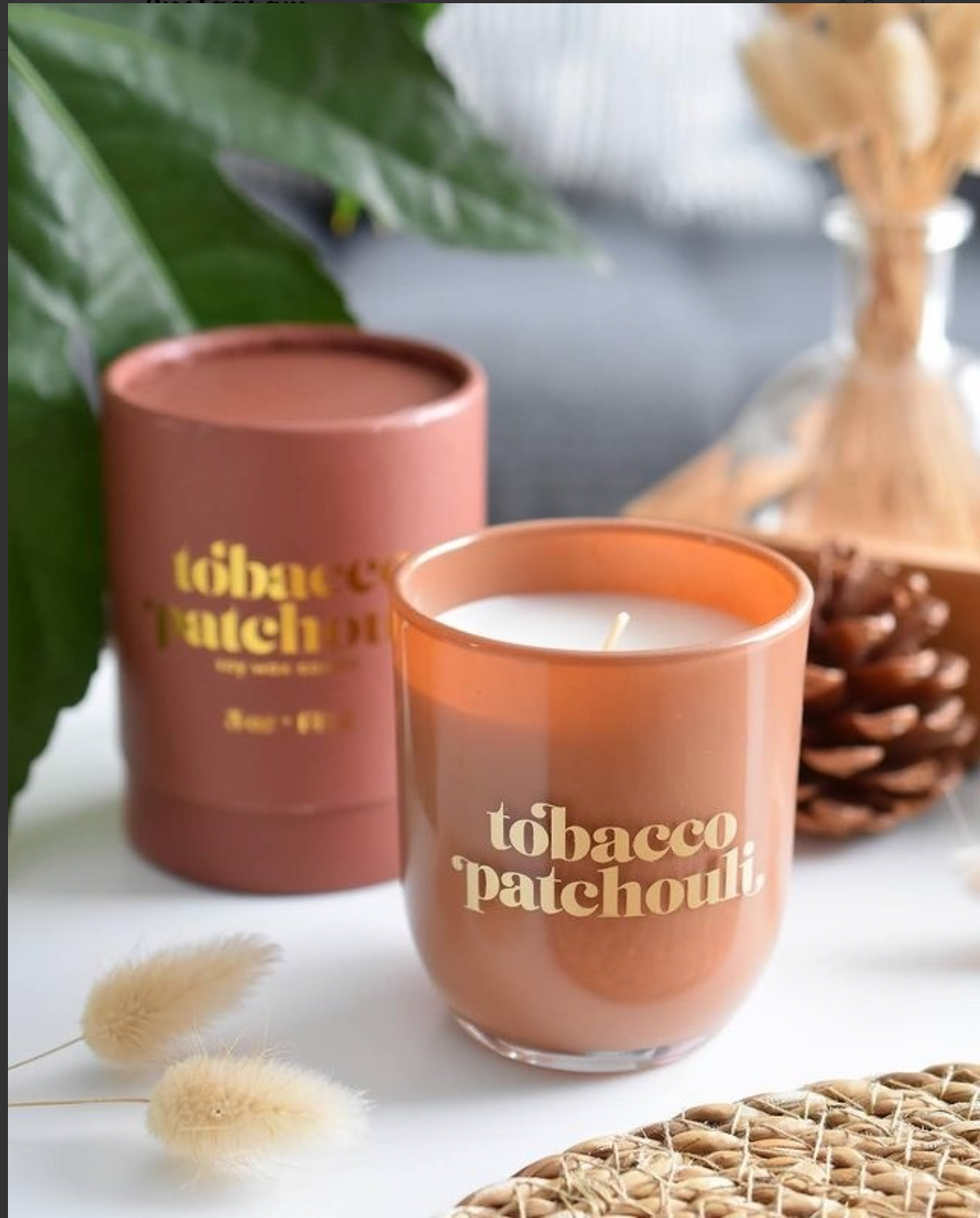 Tobacco Patchouli Soy Wax Candle