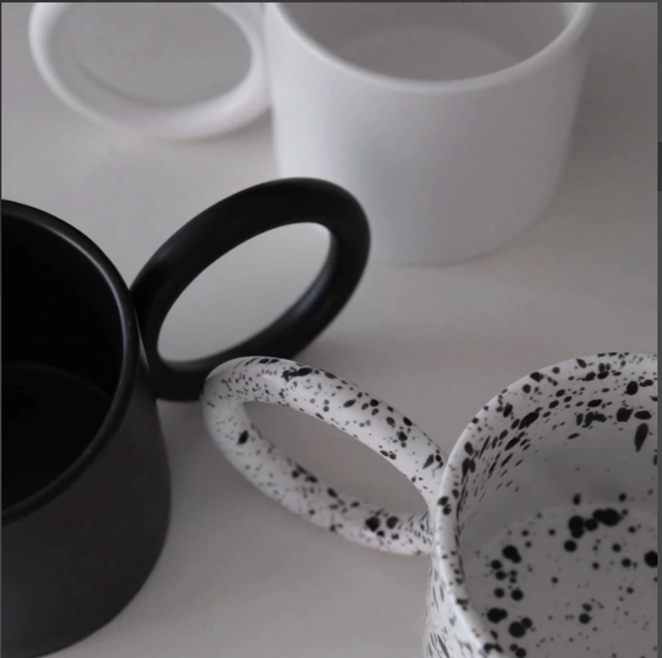 Nordic Mugs With Big Round Handle