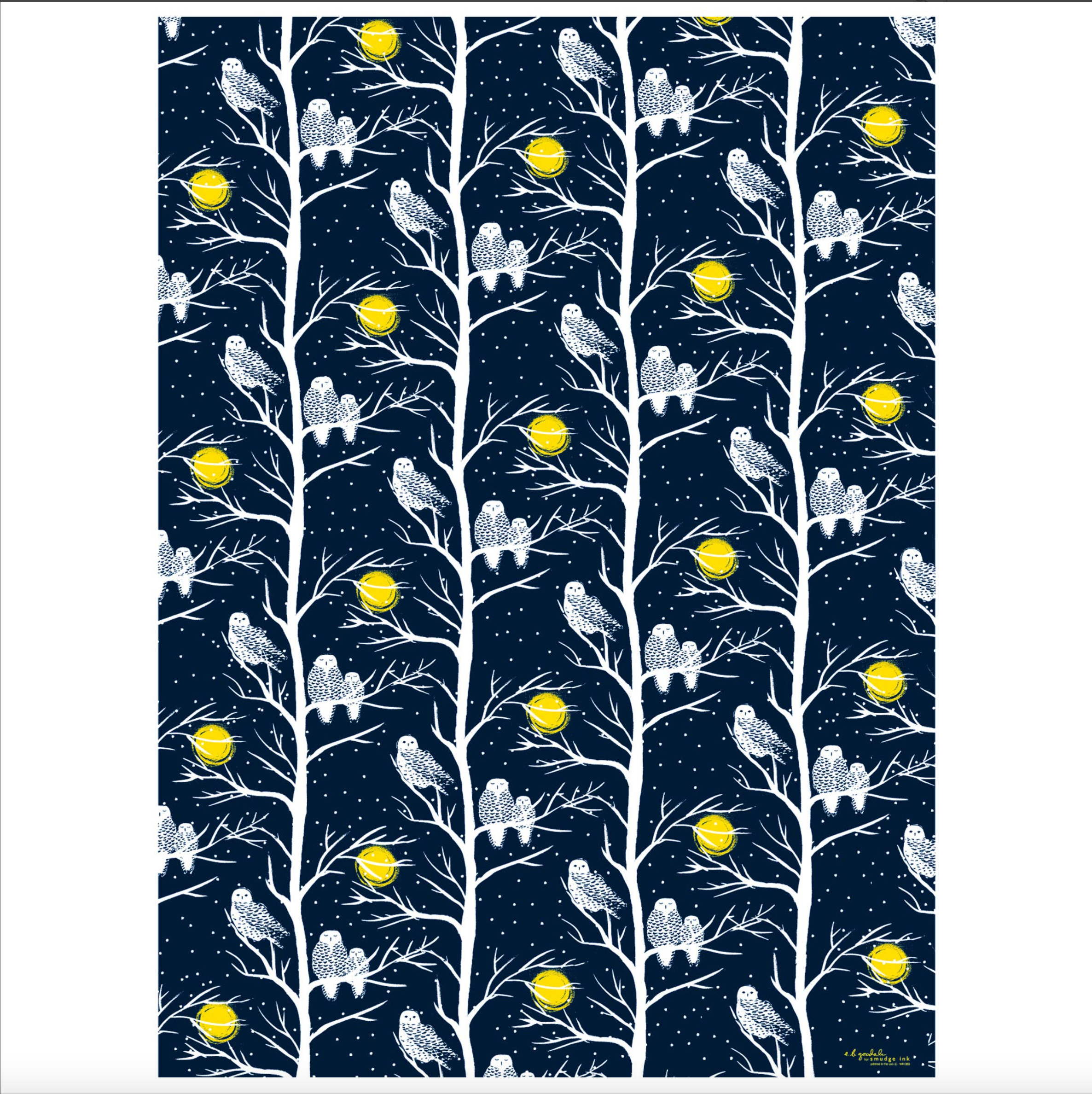 Peaceful Owls Gift Wrap