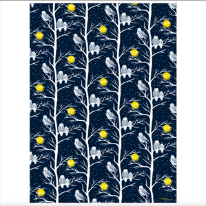 Peaceful Owls Gift Wrap