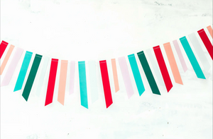 Colorful Ticker Tape Banner