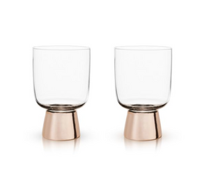 Copper Footed Tumblers