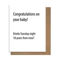 Baby Drinks - Baby Card