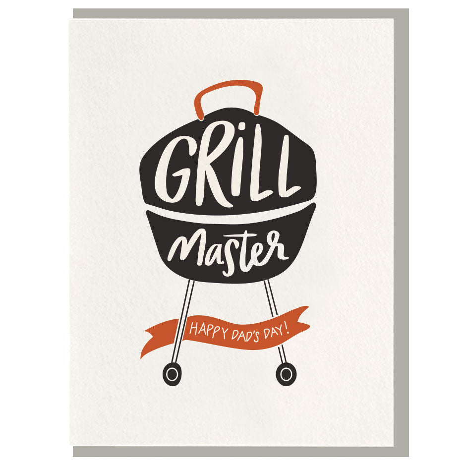 Grill Master - Letterpress Card
