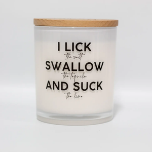 I Lick Soy Candle