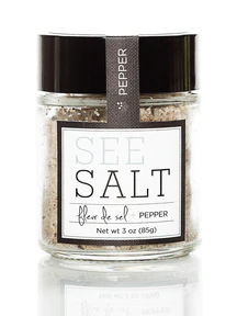 See Salt Fleur De Sel Pepper