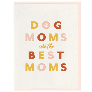 Dog Mom - Letterpress Card